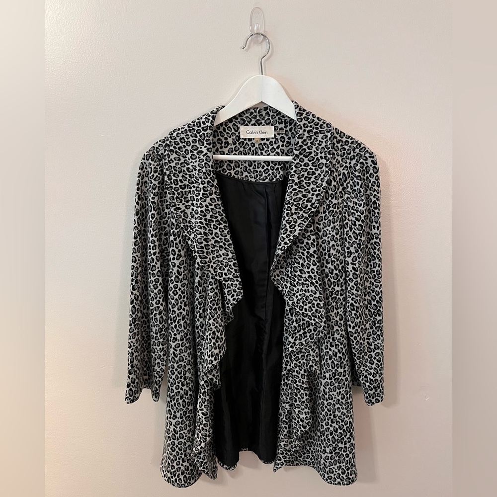 Calvin Klein Leopard Print Jacket - image 1